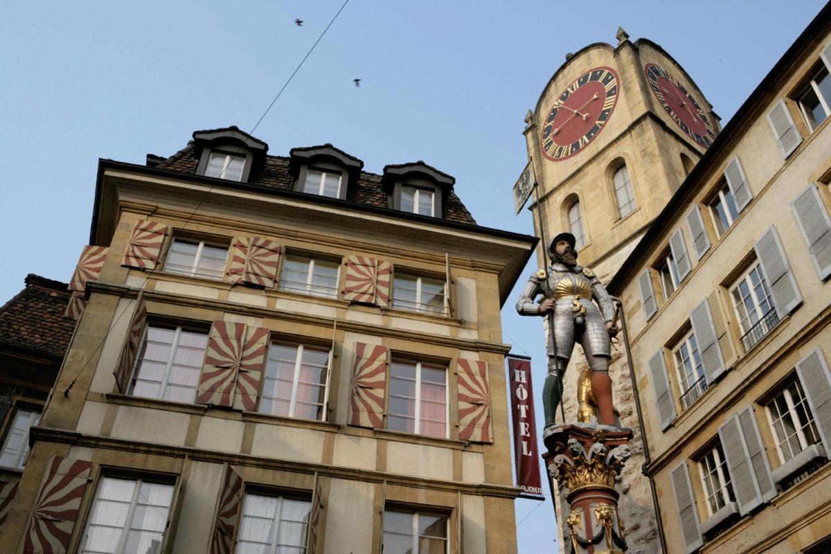 Le Cafe-Hotel De L'Aubier Neuchâtel Buitenkant foto