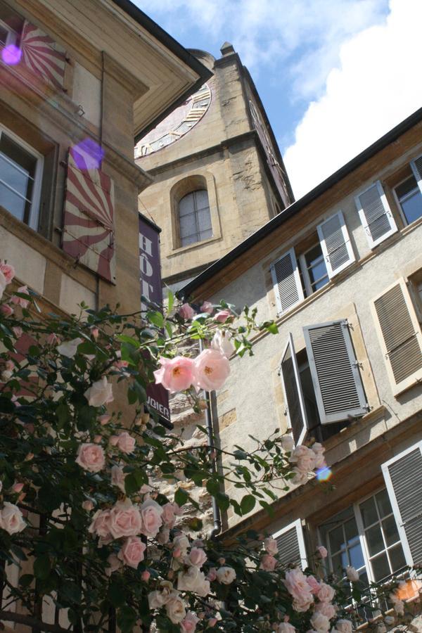 Le Cafe-Hotel De L'Aubier Neuchâtel Buitenkant foto